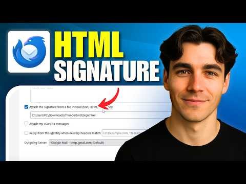 How to Install HTML Email Signature In Mozilla Thunderbird (Tutorial 2026)