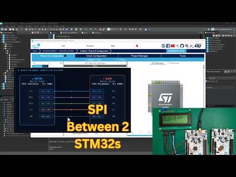 STM32 Nucleo F334R8 & L053 SPI Tutorial | Real Data Transfer