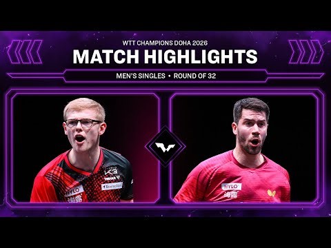 Felix Lebrun vs Patrick Franziska | MS R32 | WTT Champions Doha 2026