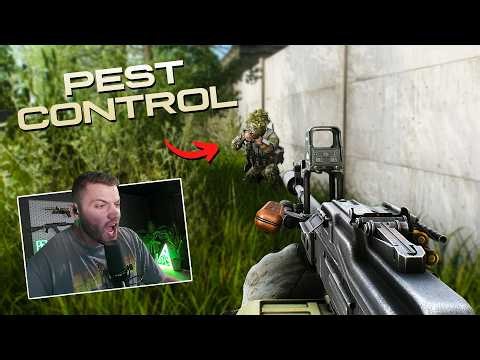 Exterminating RATS with the PKM on Customs - Escape From Tarkov