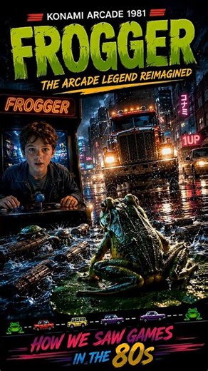 What If FROGGER Was a Real Movie? #gaming #arcade#ai