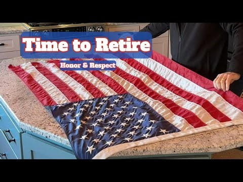 American Flag Retirement - Honor, Respect & Tradition.
