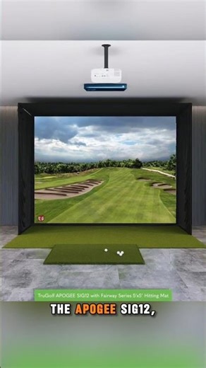 Ultimate Home Golf Setup 2026 🏌️‍♂️ TruGolf APOGEE SIG12 Simulator Review