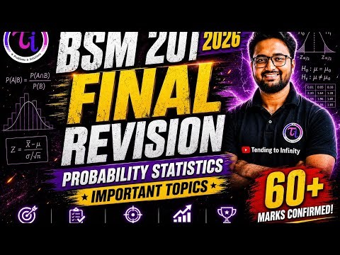 BSM 201 | Probability | Statistics | MAKAUT | Final Revision