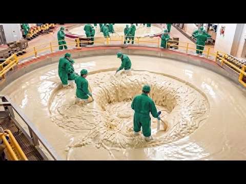 How Condensed Milk Is Made in Factory | Modern Milk Powder Processing Plant (Full Process)