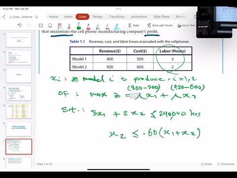 Mathematical Model Formulation Examples