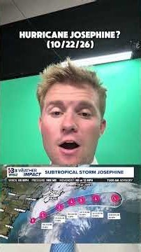 TROPICS UPDATE | Subtropical Storm Josephine
