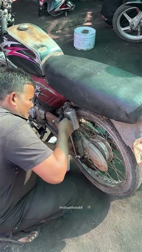 Part-9 #vibewithvivek6 #suzuki #new #modification #dirtbike #series #restoration #old #bike #love