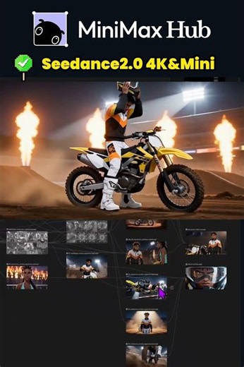 Two reference images=a complete AI action animation?