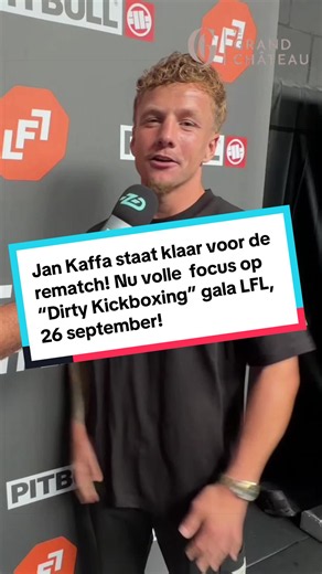 Jan Kaffa staat klaar voor de rematch! Nu volle focus op “Dirty Kickboxing” gala LFL, 26 september! 🔥 #kickboxing #knockout #ko #foryou