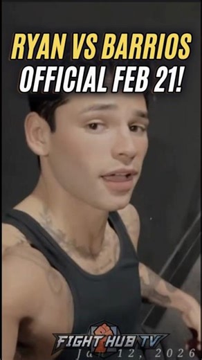 BREAKING! Ryan Garcia vs Mario Barrios OFFICIAL for Feb 21!