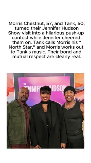 Morris Chestnut & Tank's Push Up Contest on Jennifer Hudson Show 💪😂 #shorts #morrischestnut