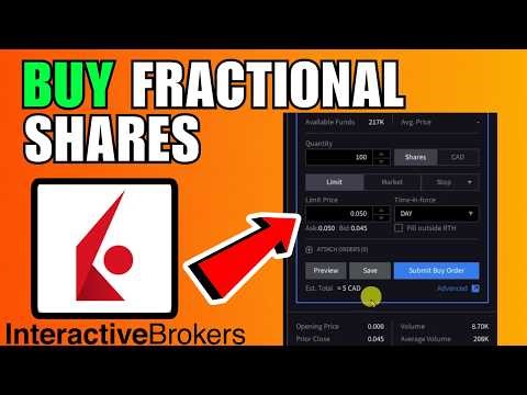 How To Buy Fractional Shares On Interactive Brokers (Step By Step Guide) (2026)