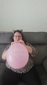 12 inch balloon inflation and deflation on my birthday.loonergirl #looner #loonerlady
