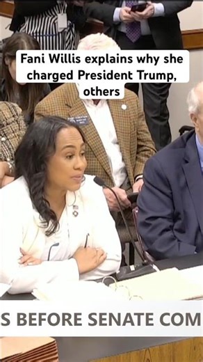 Fani Willis explains why she brought charges against Donald Trump, others