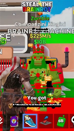 🐒👑 225 M/s CHIMPANZINI KINGINI ZOMBIE 👑🐒 ALL NEW SECRET CODES in STEAL THE BRAINROT FORTNITE!