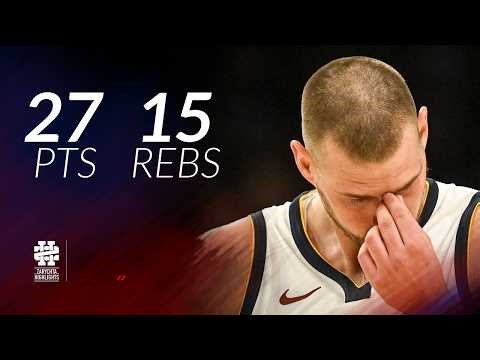 Nikola Jokic 27 pts 15 rebs vs Wolves 2026 PO G3