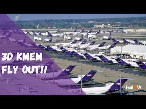 🔴Infinite Flight LIVE | FedEx Virtual Celebrates 3D KMEM | KMEM Super Hub 3D Fly-Out!