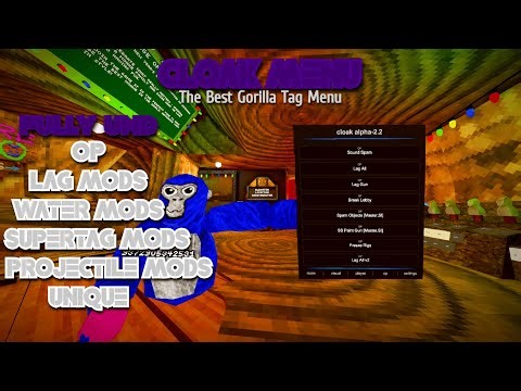 THIS MENU CAN BREAK SERVERS!? | Cloak Menu | Best Gorilla Tag Mod Menu.