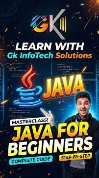 Learn Java Complete Beginner to Advanced Guide