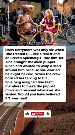Steven Spielberg Had Two People Keep E.T. “Alive” for Drew Barrymore... #ytshorts #youtubeshorts