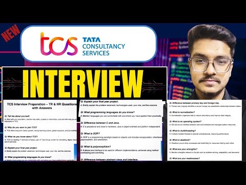 TCS Interview Questions TR, HR & MR All Questions | TCS NQT Interview Questions