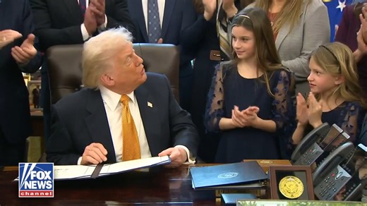 NOW: President Trump signs the “Whole Milk for Healthy Kids Act” into law. | Fox News