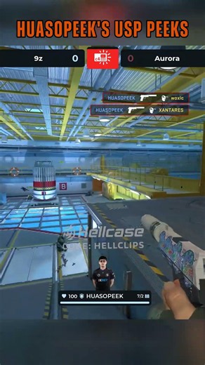 HUASOPEEK Turns the USP Into a HEADSHOT Clinic #Thunderpick #World Championship #cs #cs2 #hellcase