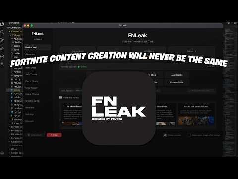 Fortnite Content Creation Will Never Be The Same. (Introducing FNLeak)