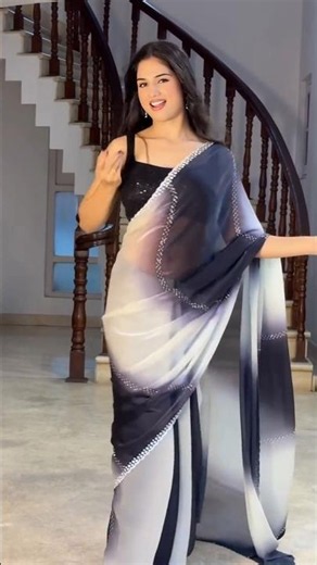 Beautiful designer partywear latest fancy unique saree #designer #partywear #fancy #saree