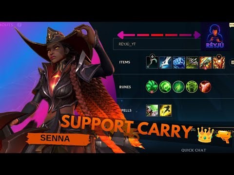 SENNA SUPPORT CARRIES 🌫️🔫 | RÈYJÚ Wildrift Full Gameplay!