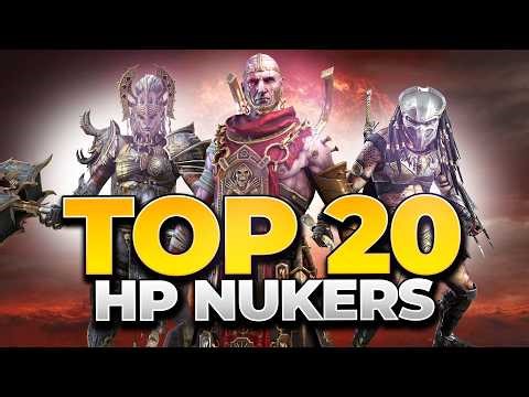 TOP 20 HP NUKERS in RAID RANKED (a LOT has changed)