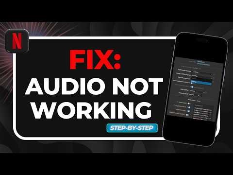 How to Fix Netflix Audio Not Working 2026 (No Sound & Sync Issue Fix!)