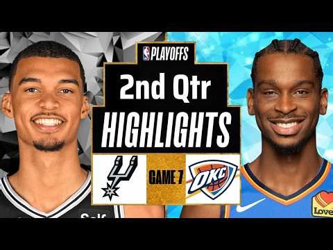 Spurs vs Thunder Highlights Today 2nd Qtr | May 30 | 2026 NBA Playoff Full Highlights Game 7