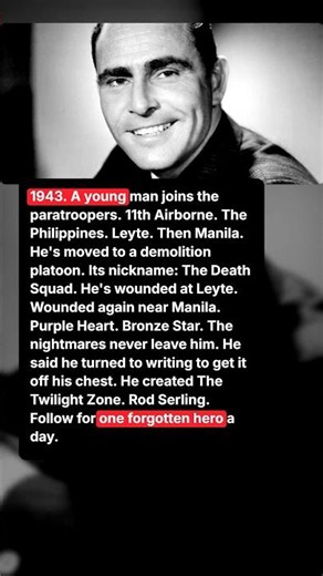 The Creator of The Twilight Zone Fought in a Unit Called "The Death Squad" #ww2 #history #shorts