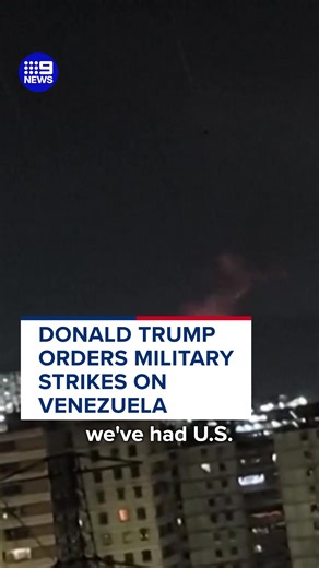 #BREAKING: U.S. media outlets have been citing sources within the Trump administration saying that Donald Trump has ordered strikes to be carried out on Venezuela, following months of military buildup in the region. #9News