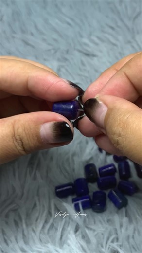 Handmade Lapis Lazuli Beaded Bracelet Tutorial