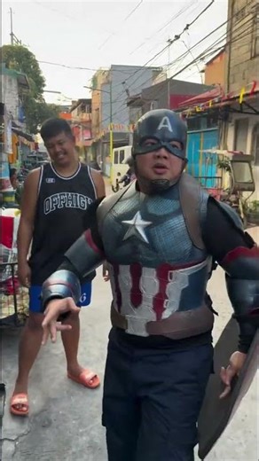 Captain America is that you? #shorts #subscribe #fypシ #trending #viral #funny #comedy #malupiton
