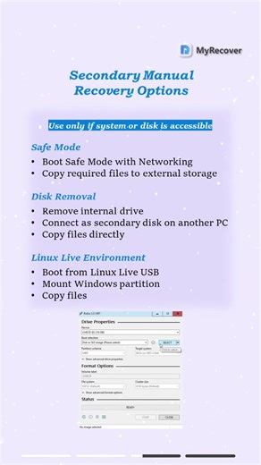 Windows Crashed? Recover Files Safely Before Reinstall
