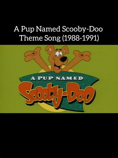 A Pup Named Scooby-Doo Theme Song (1988-1991) #apupnamedscoobydoo #cartoonthemesongs #80scartoons