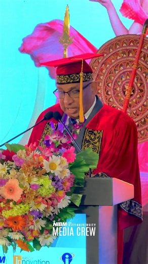 The welcome speech delivered by the Chairman of NIBM set a warm and inspiring tone for the occasion. In his address, he extended a heartfelt welcome to the distinguished guests, academic staff, parents, and graduands, while highlighting the significance of The Design Graduation 2026 as a celebration of creativity, innovation, and academic excellence. He emphasized NIBM’s commitment to nurturing globally competitive designers through its collaboration with Limkokwing University of Creative Techno