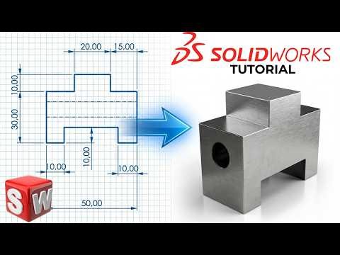 Solidworks From Zero | Beginner Step-by-Step Modeling Tutorial #02
