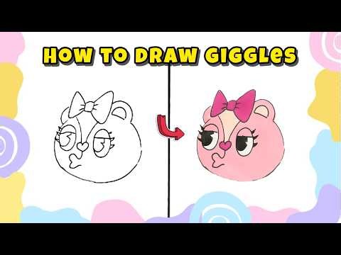How to Draw Giggles from Happy Tree Friends – Cartoon Tutorial