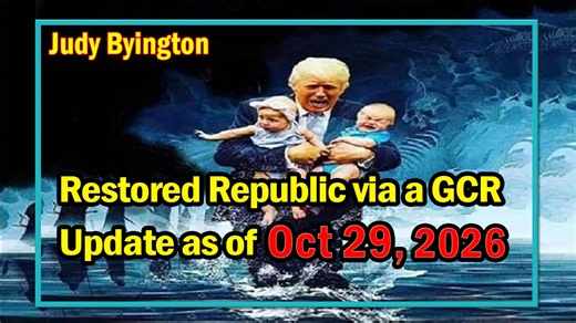 Judy Byington. SGAnon > Juan O Savin ~ Situation Update 29/10/26 ~ Restored Republic via a GCR