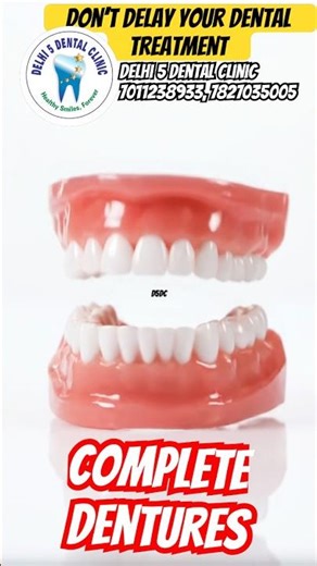 These Complete dentures 😦‼️ | Best dentist in delhi ‪@BeingDental‬ | #completedenture #shortsfeed