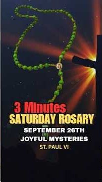 SATURDAY Rosary Today — Glorious Mysteries | Prayer for Open Doors & New Beginnings | VIRTUAL ROSARY