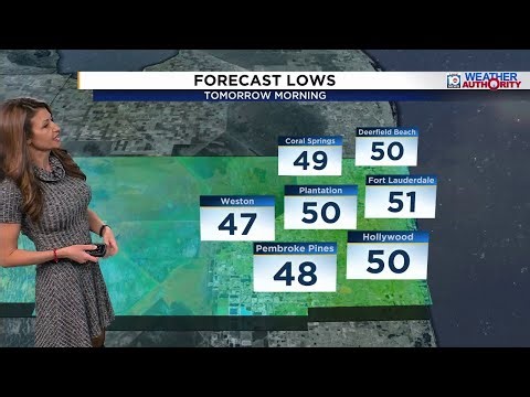 Cold front arrives in South Florida