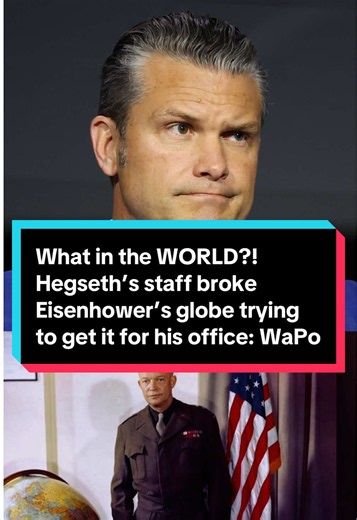 According to reporting from the Washington Post, Defense Secretary Pete Hegseth's staff broke a World War II-era globe used by President Dwight D. Eisenhower after Hegseth asked them, instead of trained curators, to go get it for his office. Former State Department Spokesperson Ned Price joins @On The Line with Alicia to share his reaction. #hegseth #eisenhower #globe #dod