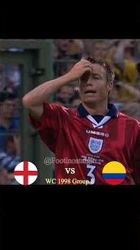 🏴󠁧󠁢󠁥󠁮󠁧󠁿 England vs 🇨🇴 Colombia – 1998 FIFA World Cup