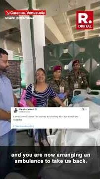 Venezuelan Shares Recovery Journey At Indian Army Field Hospital